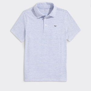Vineyard Vines Sankaty Blue and White Striped Polo